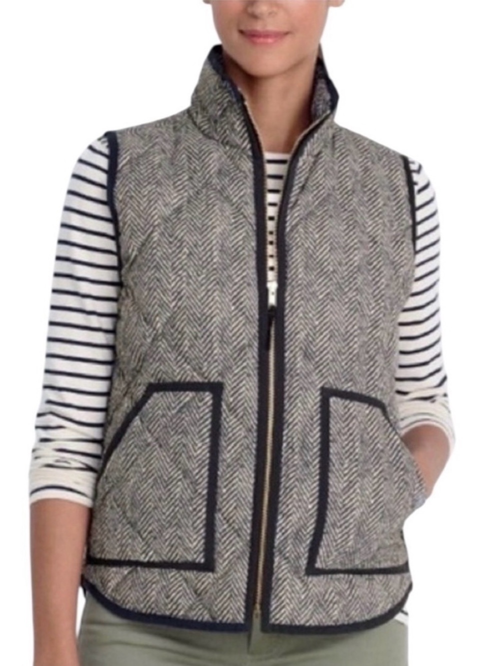 J. Crew Quilted Puffer Vest